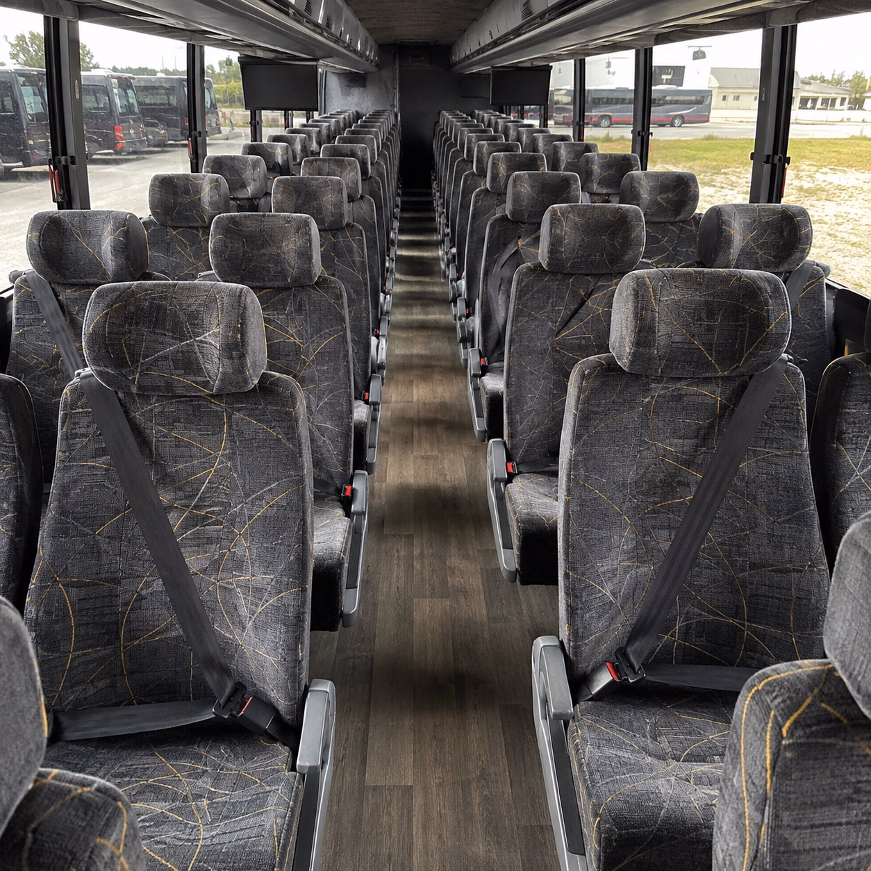 charter buses for corporate events at fitton center and miami university hamilton