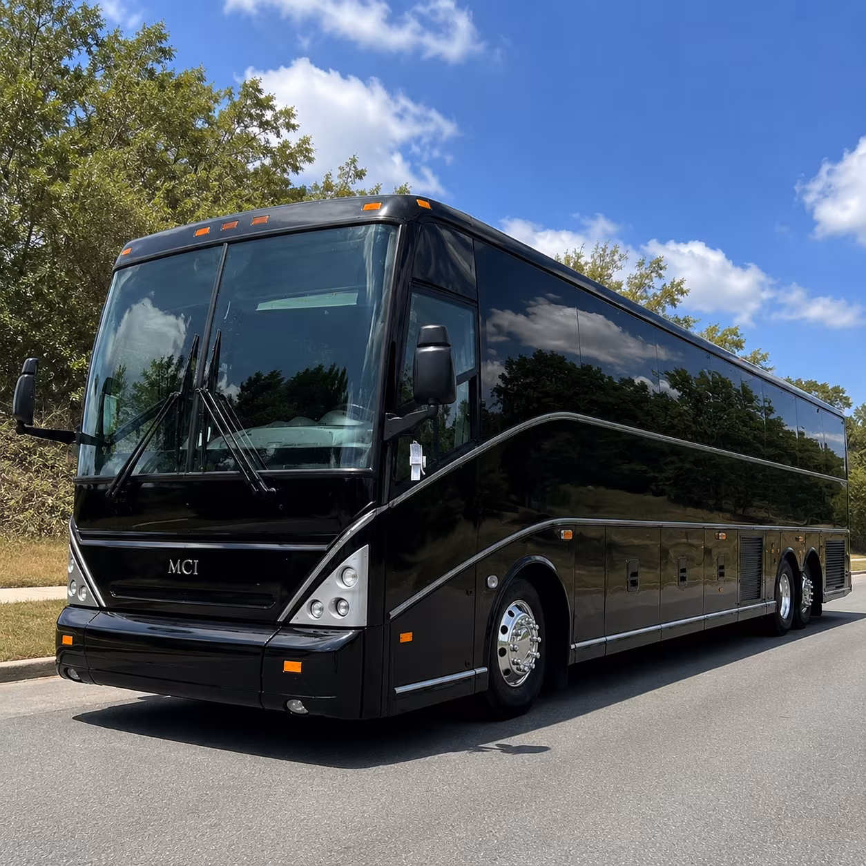 hamilton charter bus rental fleet