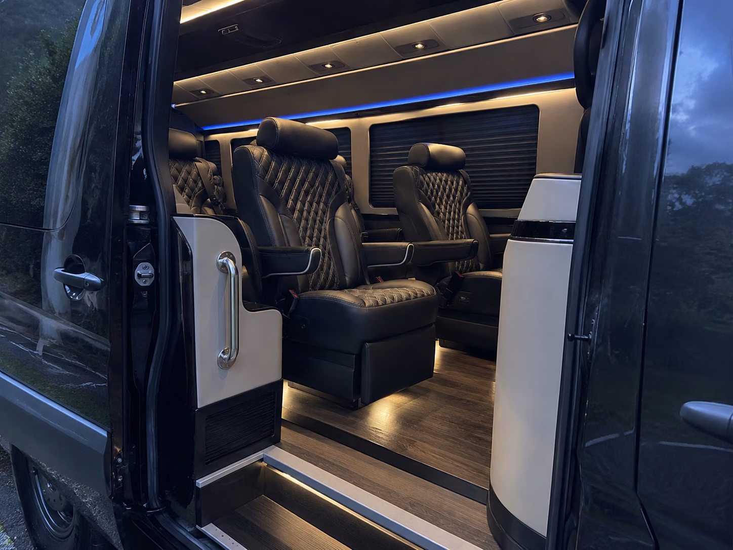 hamilton concert transportation onboard seating