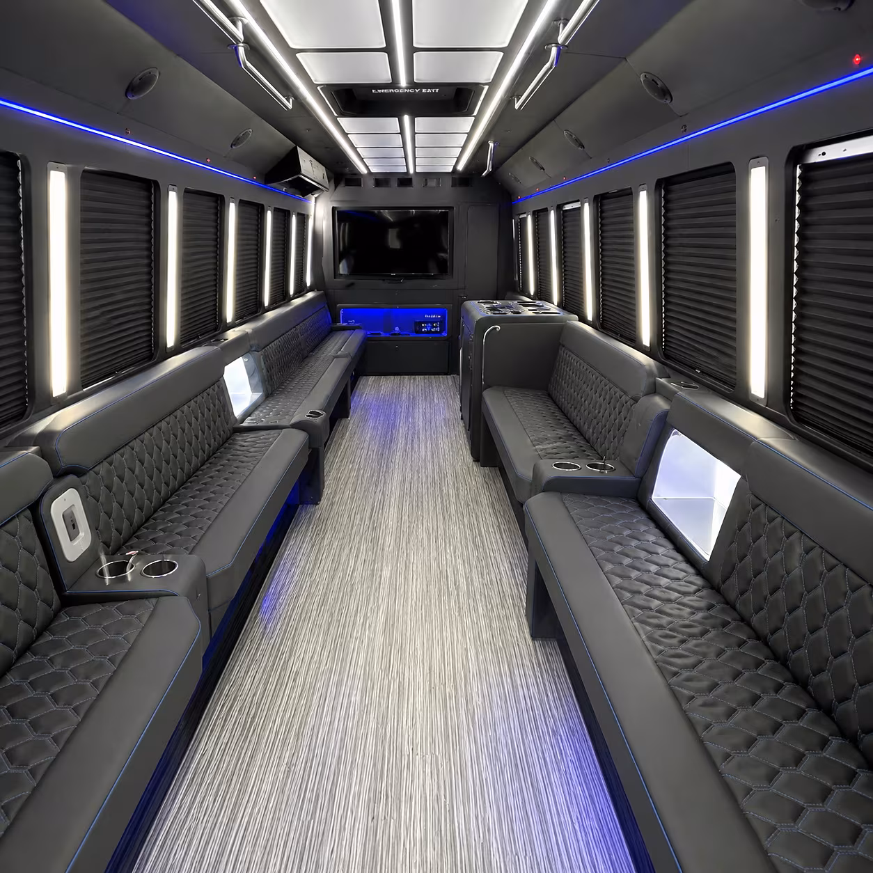 hamilton night out party bus rental