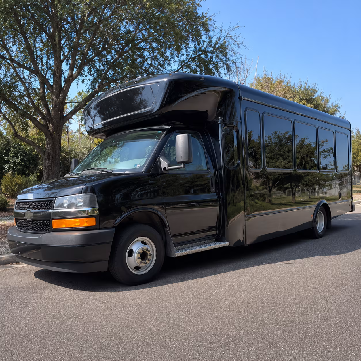 hamilton wedding party bus rental